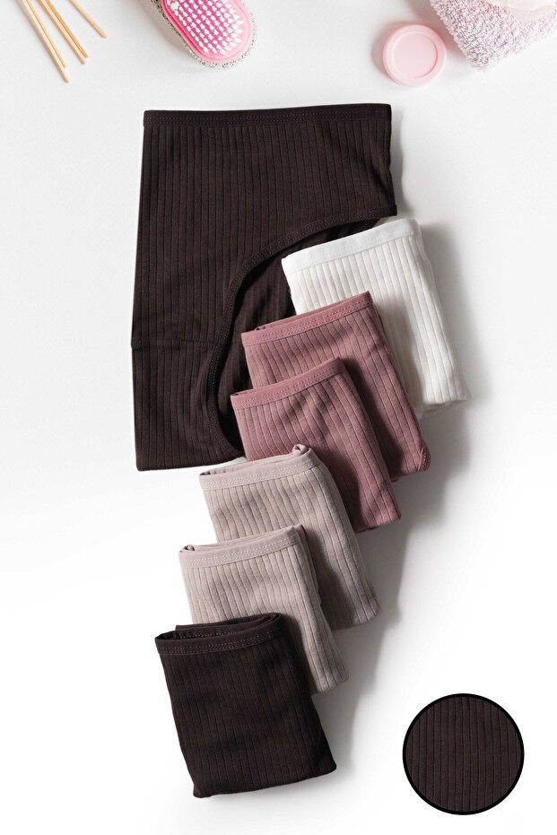 Women's 7-Piece Corded Cotton Panties