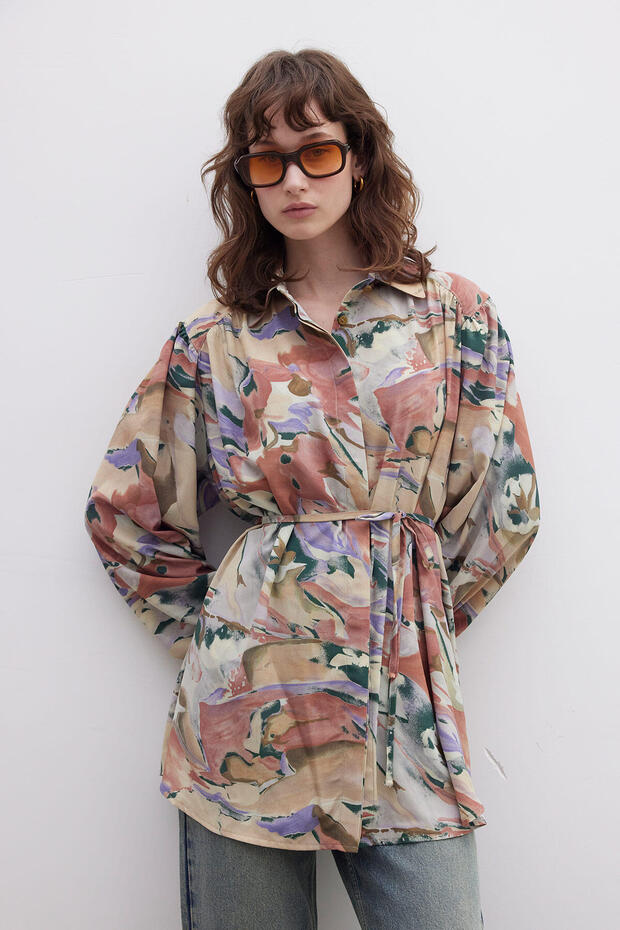 Hemd mit üppigem Muster - 6