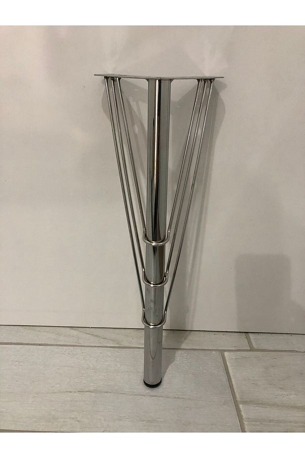 Metal,venüs 40*10*10 Cm Krom ,sehpa,puf ,sandalye Ayağı ( 1 Adet) - 1