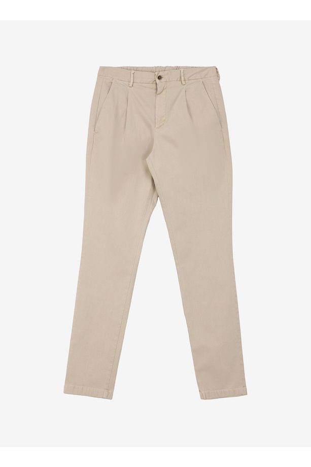 Normal Bel Düz Paça Standart Deve Tüyü Erkek Pantolon BBSS24MPT018 - 1