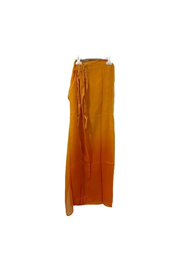 Chiffon Trousers Dress - Tie-Up Design