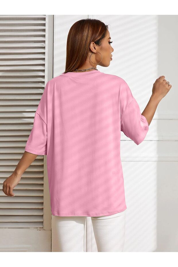 Τυπωμένο μπλουζάκι Oversize - 2