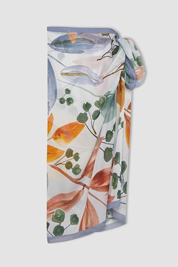 Patterned Chiffon Pareo C6552Axns - 1
