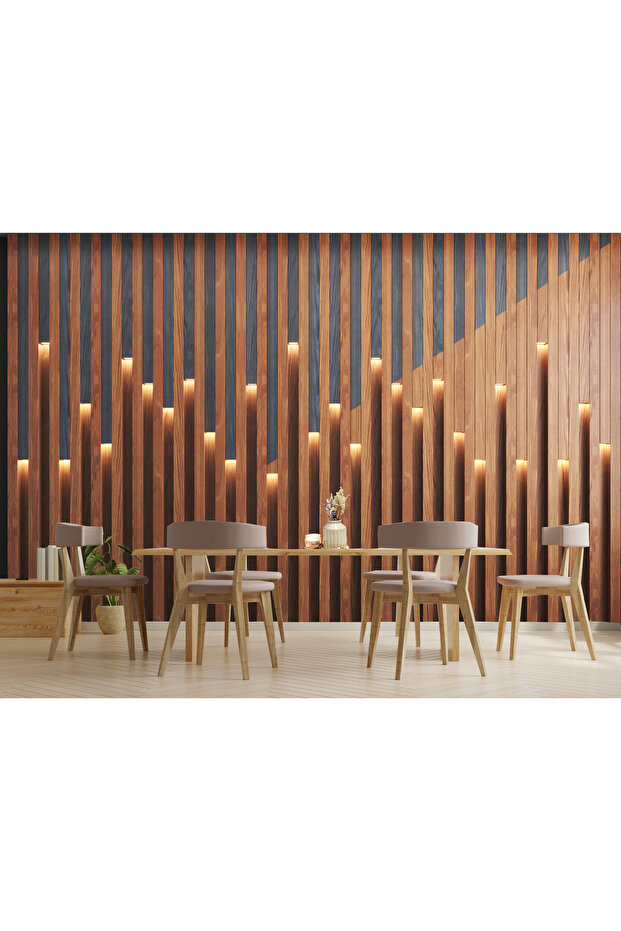 SÜTUN TEMALI TEK PARÇA DUVAR KAĞIDI - 3