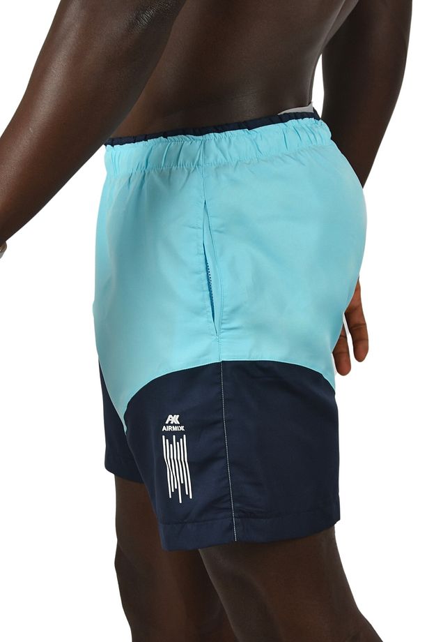 Erkek Mavi Hızlı Kuruyan Micro Polyester File Astarlı Kısa Deniz Şortu 2403000 - 3