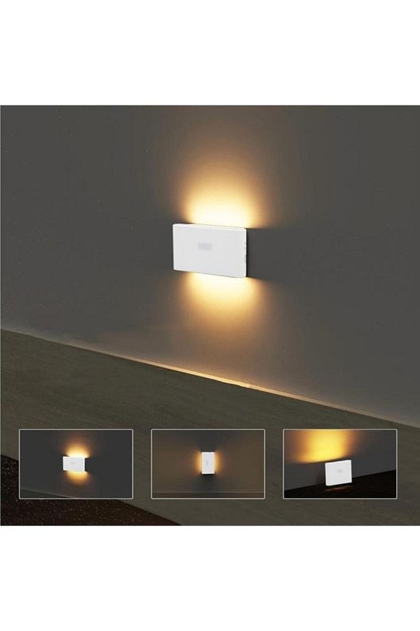 Sensörlü Led Aplik Mıknatıslı Şarjlı İki Yönlü Hero Led Beril Koridor Merdiven Aydınlatma - 3