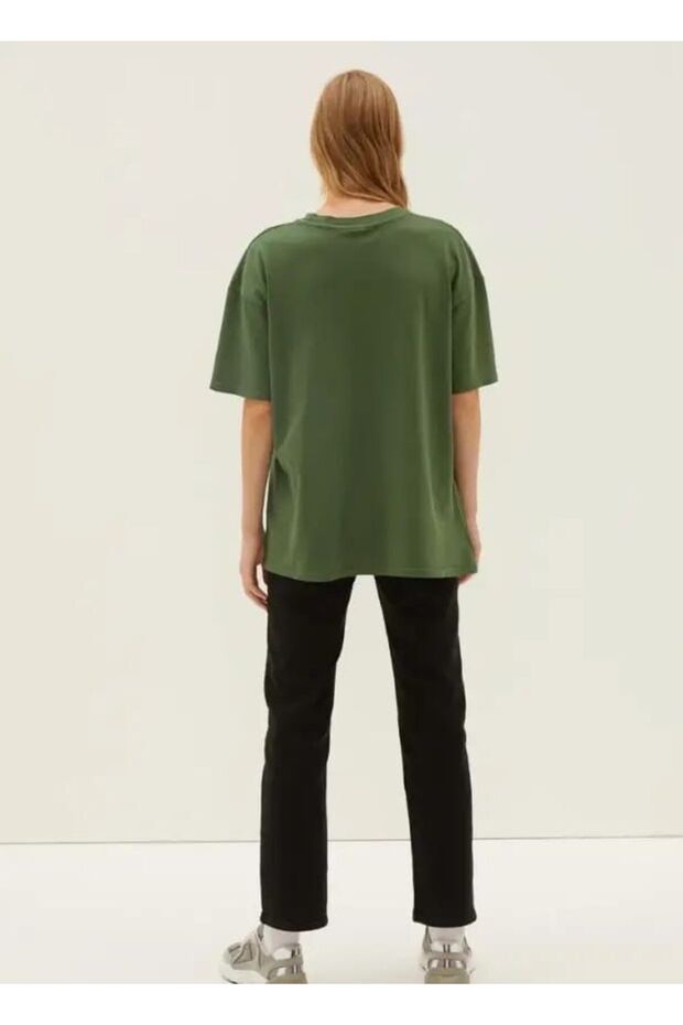 Bw baskılı pamuklı tişört - 2