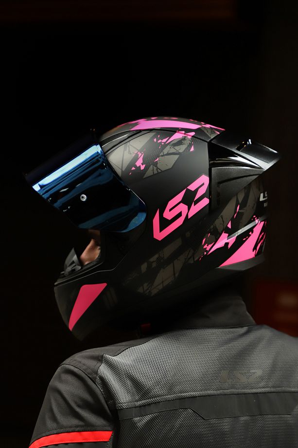 Rapıd 2 Race Palımnesıs Mat Siyah-Pembe Kask - 7