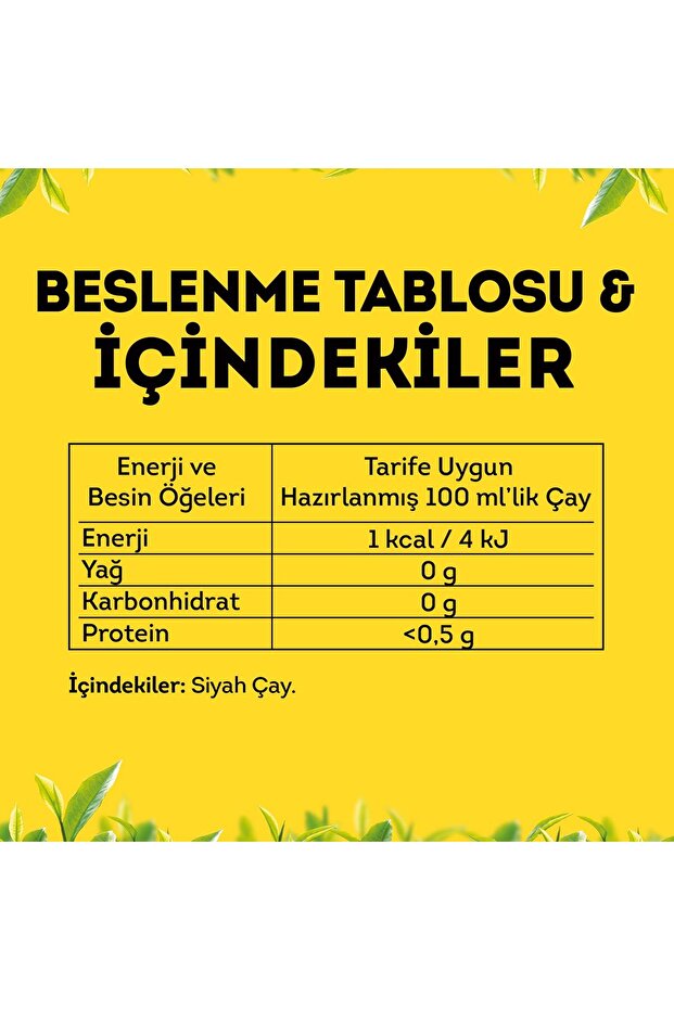 3 Adet Yellow Label Demlik Poşet Çay 100lü - 3