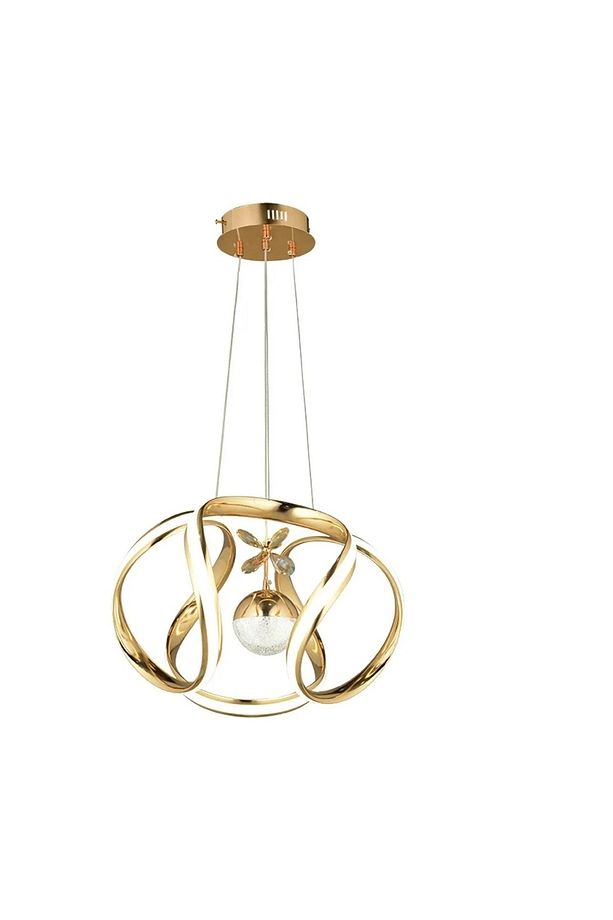 Modern Sarkıt 3 Renk Tek Toplu Led Avize Salon - Oturma Odası Ledli Avize - 3
