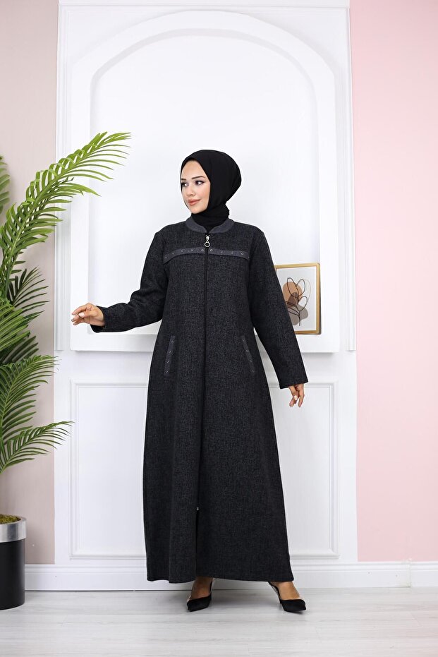 Fermuarlı Kışlık Kap - 5