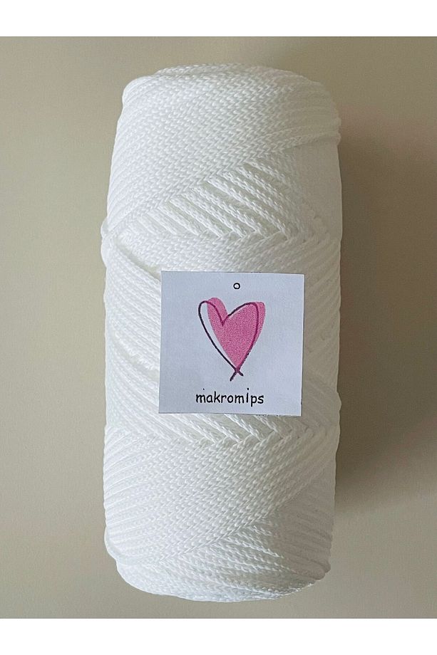 POLYESTER MAKROME İP 100 gr 1,5 mm PREMIUM 1. KALİTE SUPLA ÇANTA HOBİ  EL ÖRGÜ İPİ İP - 3