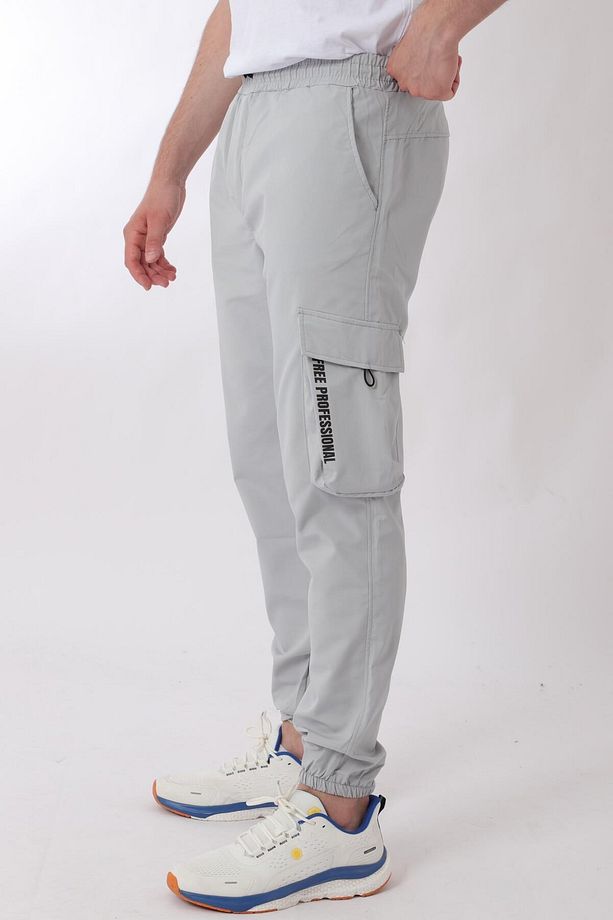 Paraşüt Kumaş Paça Lastikli Kargo/Jogger Alt PLDP 01_70093-1 - 4