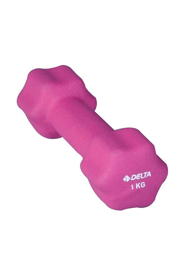 1 Kg x 1 Adet Deluxe Neopren Kaplı Fuşya Demir Dambıl - 1