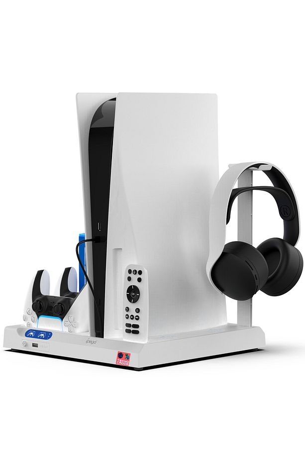 Ps5 Disk Dijital/Ps5 Slim Disk Dijital/Ps VR2/Ps Kumanda Tutucu Şarj Stand Soğutucu Fan - 3