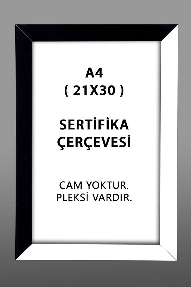5 Adet A4 Çerçeve Pvcli 21x30 Sertifika Için Çerçeve Diploma Için Çerçeve Belge Için Çerçeve - 6
