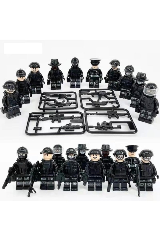 Yapı Oyuncakedy New 10-Piece Swat Soldier Set Compatible with Visuals Shipped as Same as Pictured