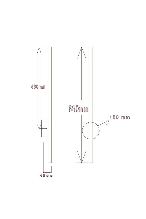 OSRAM LEDLİ Şarjlı Pilli Aplik Modern Dekoratif Led Duvar Aplik 68cm GÜNIŞIĞI - 7