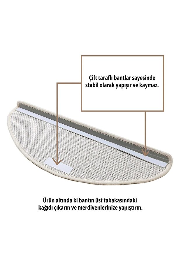 Tufting Halıdan Basamak Ve Merdiven Paspası - 5