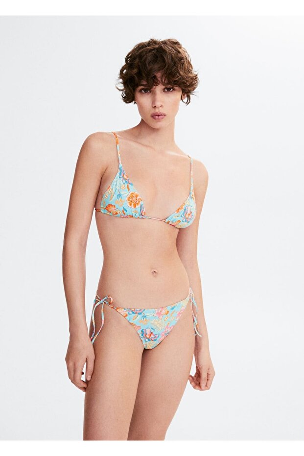 Klasik Çiçekli Bikini Altı - 1