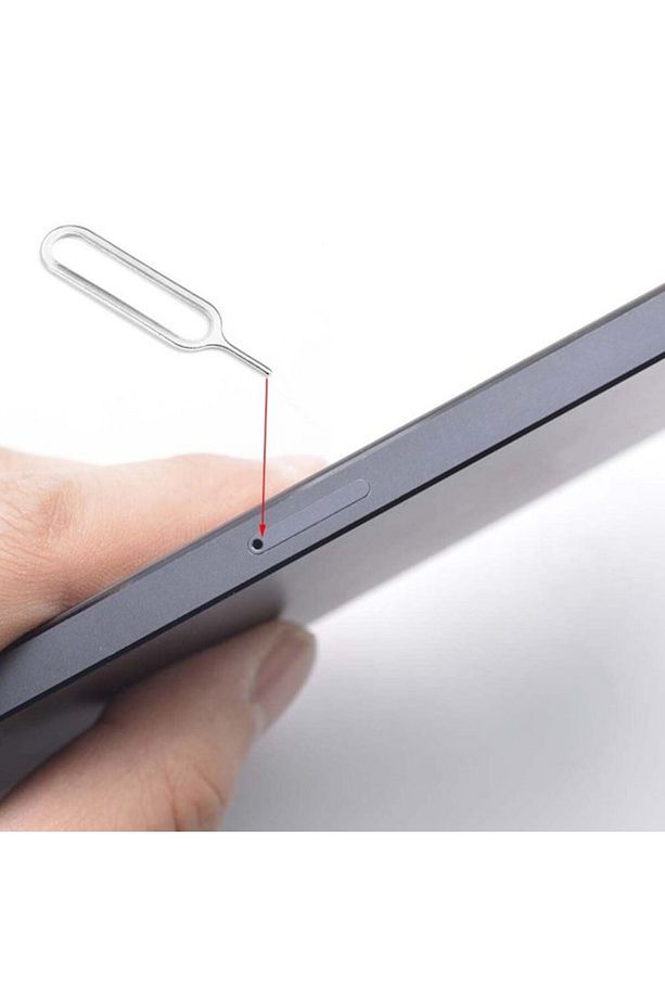 Cep Telefonu Tablet Sim Kart Yuvası Çıkarma Aparatı Simkart Iğnesi 2'li - 2