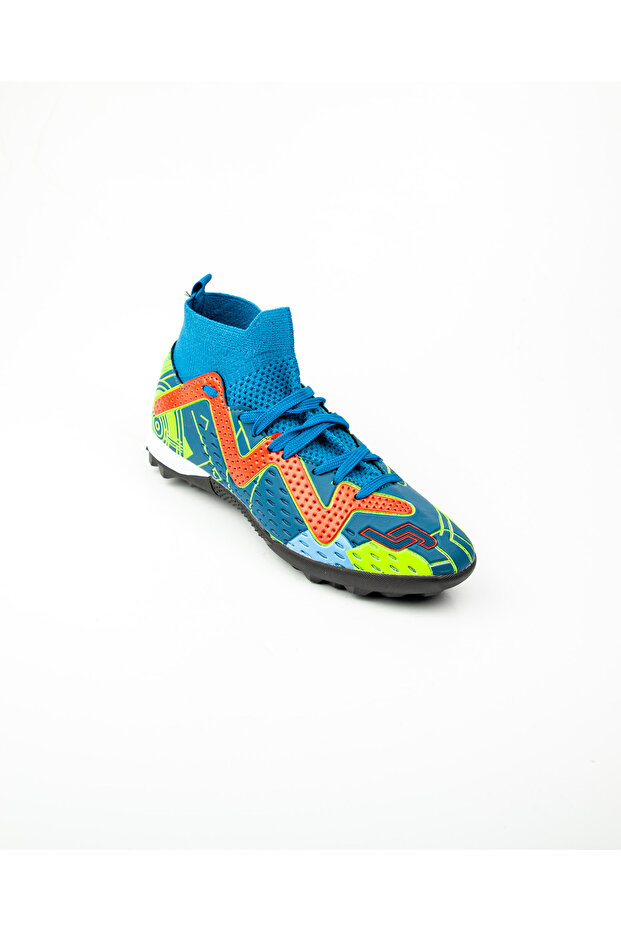 29683 Blue Football Cleats - Socks, Astroturf Shoes