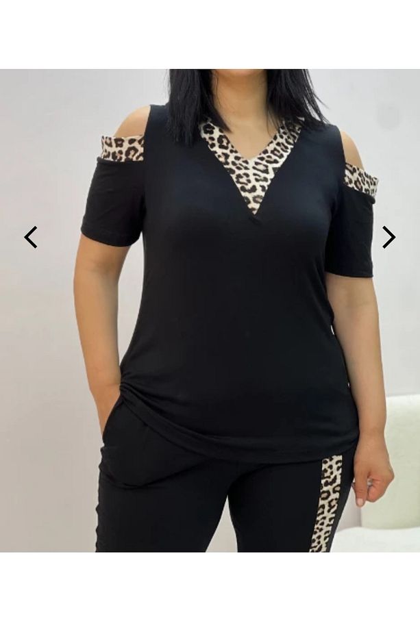 KOLLARI YIRTMAÇ MODEL BÜYÜK BEDEN BLUZ - 3