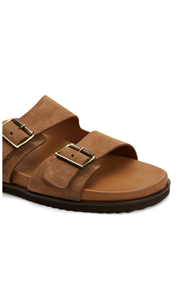 Taba Erkek Süet Terlik - 6