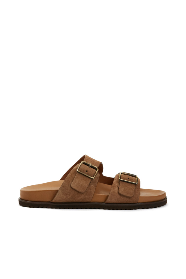 Taba Erkek Süet Terlik - 1