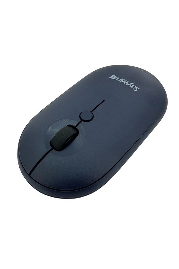 Tüm Cihazlara uyumlu Bluetooth Klavye Mouse Set Yuvarlak Tuşlu Türkçe Q Taşınabilir Kablosuz Klavye - 8