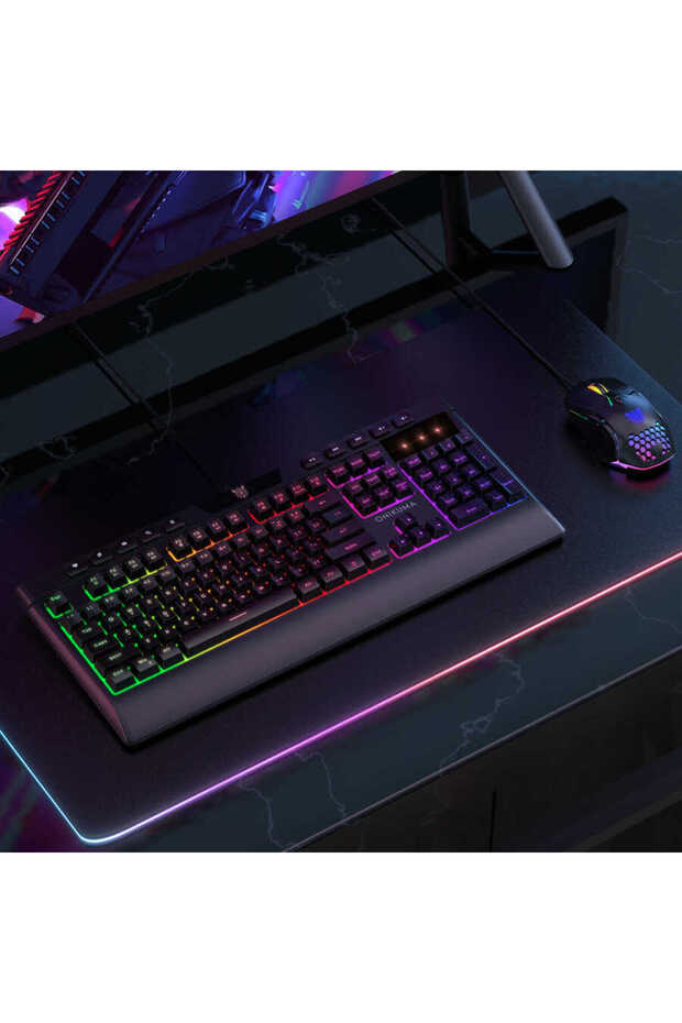 Onikuma G21 RGB Oyuncu Klavye Mouse Seti Siyah Uyumlu - 3