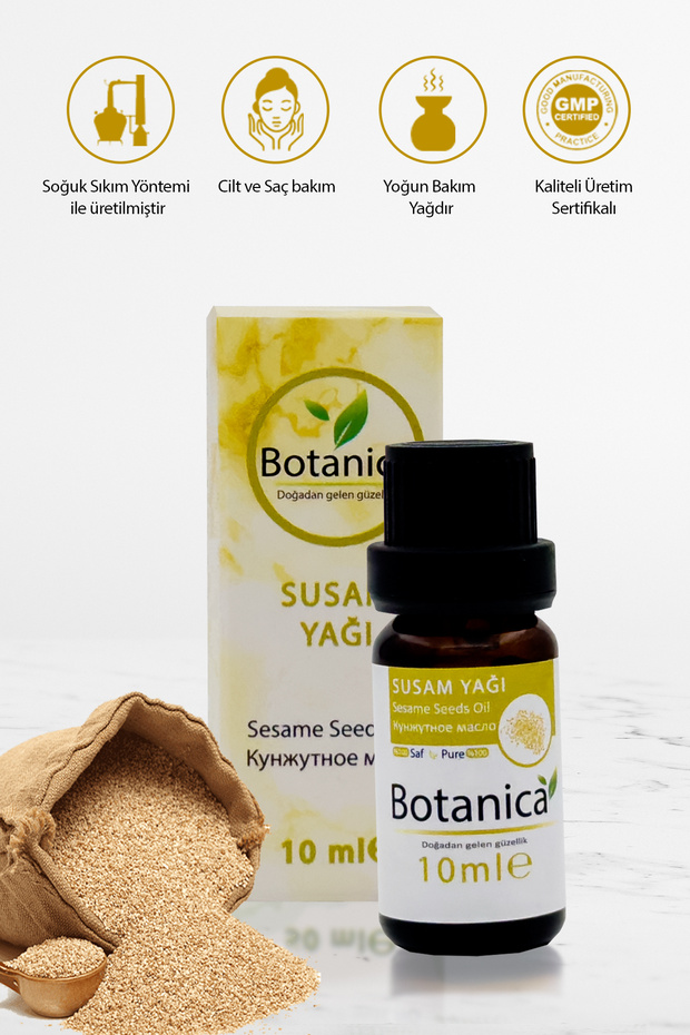 Sesame Oil - Sesamum Indicum - (Hair Growth - Thickening) Sesame Oil Treatment Oil 10 ml