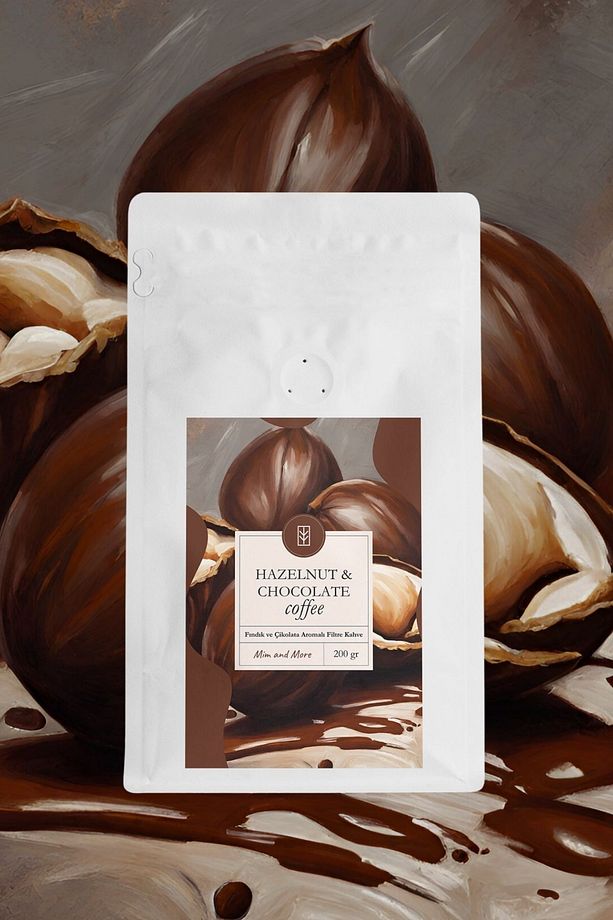 Hazelnut & Chocolate Coffee Fındık Ve Çikolata Aromalı Kahve Filtre Kahve, 200 gr - 3