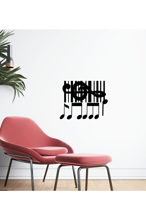 ملصق حائط بتصميم ملاحظات موسيقية-8