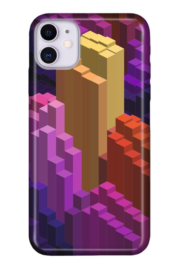 iPhone 11 Compatible Pure Modern Patterned Silicone Case Lego City