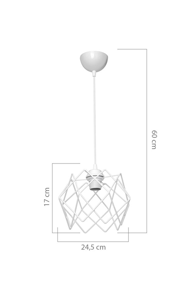 Koza Tekli Sarkıt Beyaz - 4