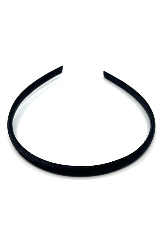 12 Pieces Satin Embroidered Plastic Crown Black Color 1 cm Wide
