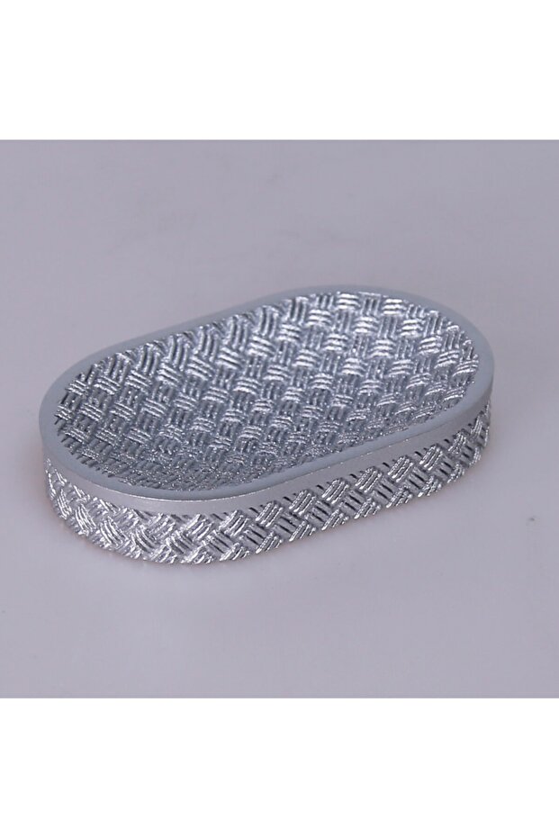 Wicker Banyo Seti Gümüş - 8