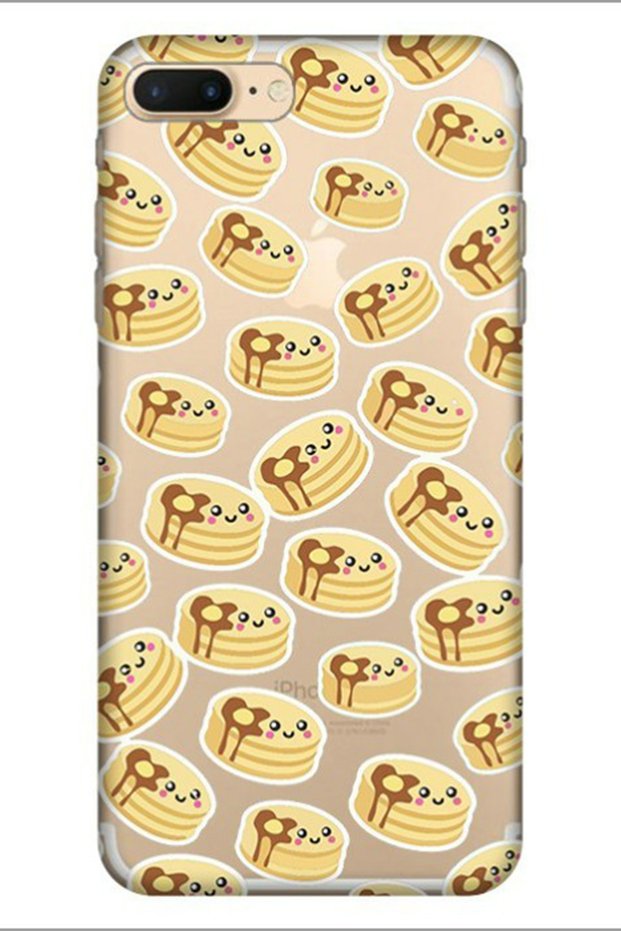 Iphone 7 Plus 8 Plus Pure Modern Patterned Silicone Case Biscuit