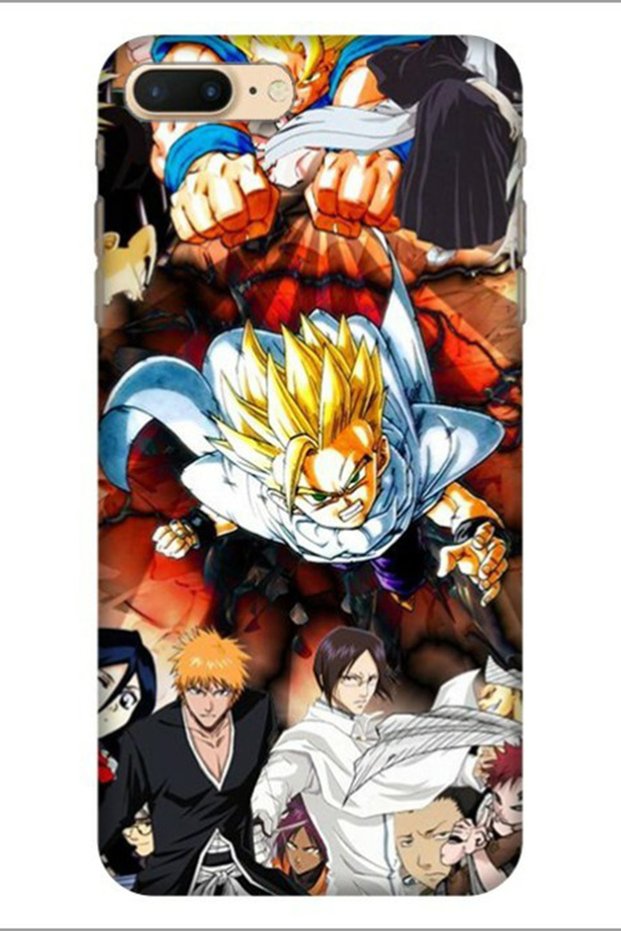 iPhone 7 Plus 8 Plus Pure Modern Patterned Silicone Case Anime War
