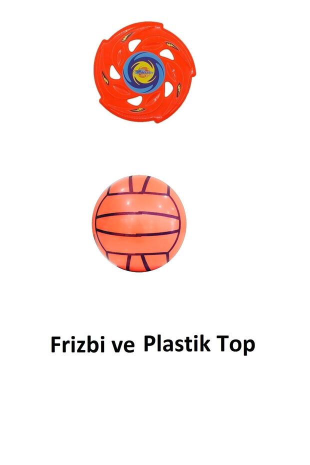 1 Frizbi Ve 1 Plastik Top - 1