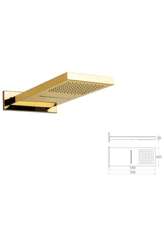 Paslanmaz Panel Tepe Duşu - Mrf03