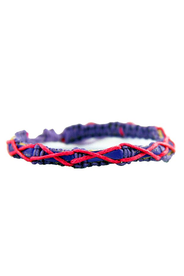 سوار جلدي من Dejavu Cross Paracord