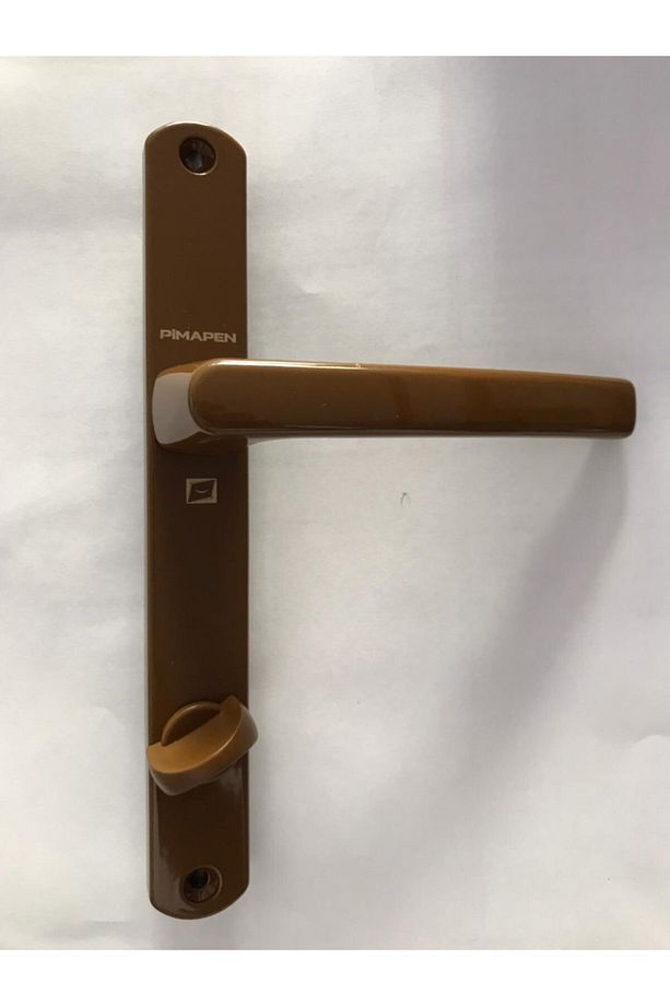 Kahverengi Pvc Wc Kapı Kolu - 1