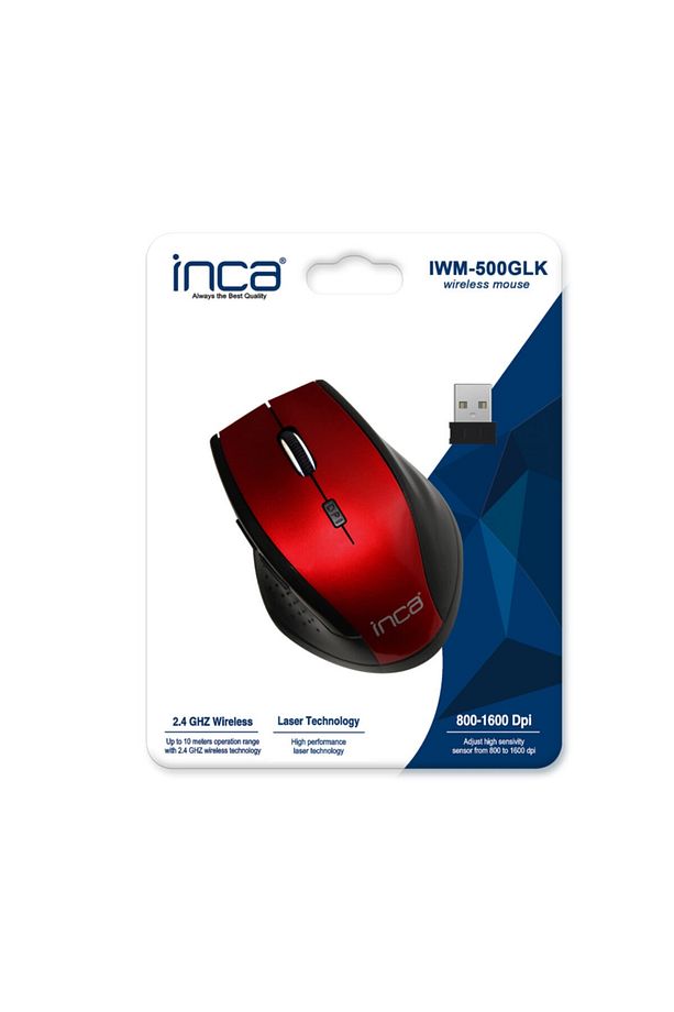 Iwm-500glk Wireless Laser Mouse Kırmızı - 3