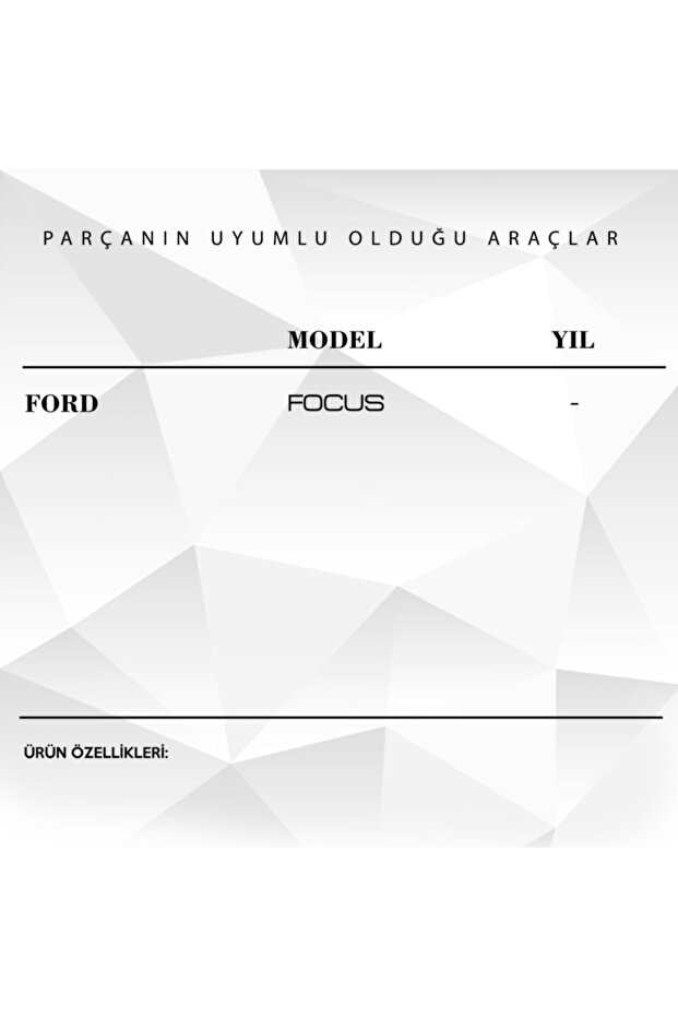 Focus Için Kapı Switch (su Geçirmez) 10'lu - 2