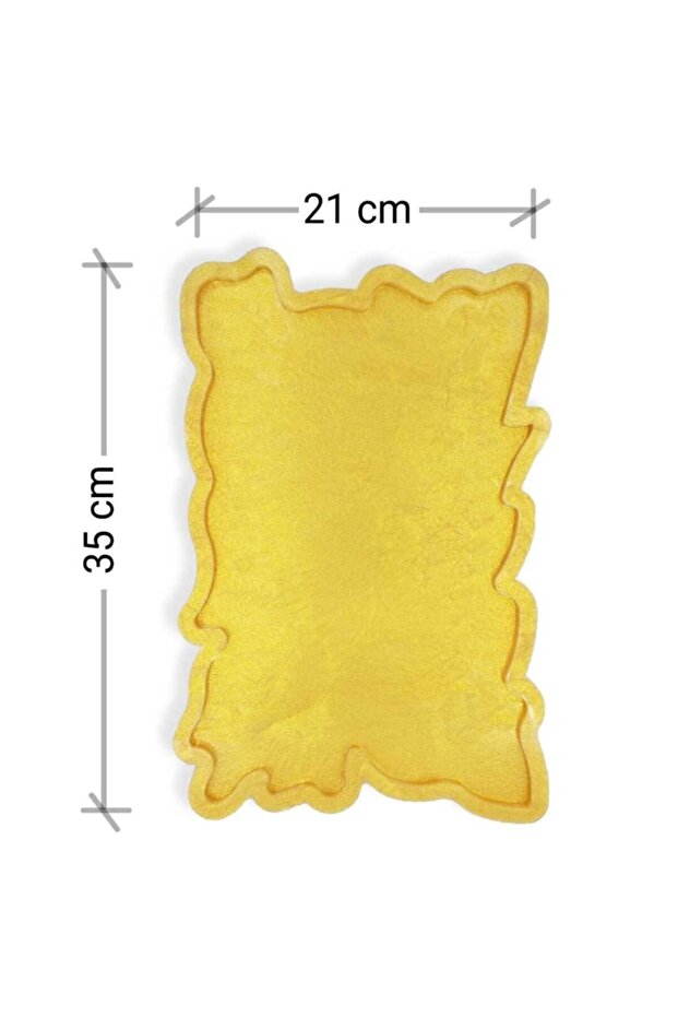 Zigzag Edged Tray Mold - Epoxy Resin Casting Works/Premium Series Silicone Mold 35cmx21cm