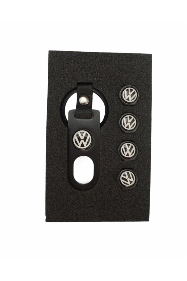 Volkswagen Metal Keychain and Valve Cover Set