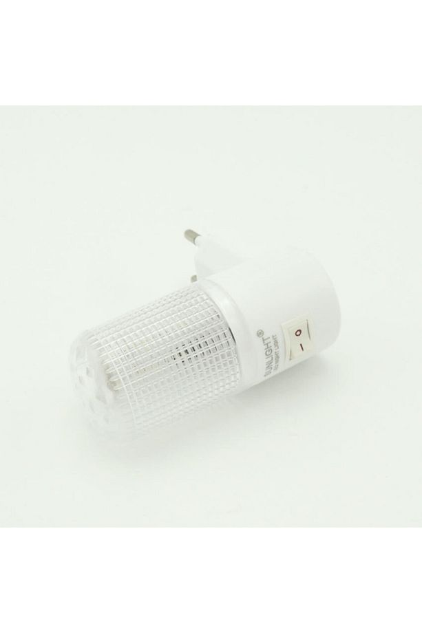 Kısa Led Gece Lambası 0,5w Tasarruflu Işıklı Fişli Düğmeli Kırmızı - 4