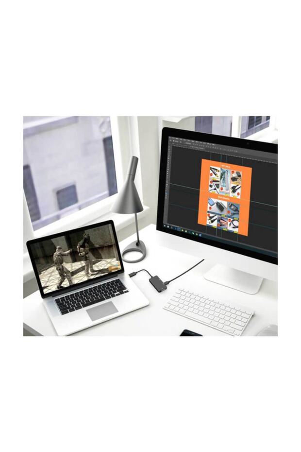 Displayport To Hdmi Vga Dvi Çevirici Dp Dönüştürücü - 5